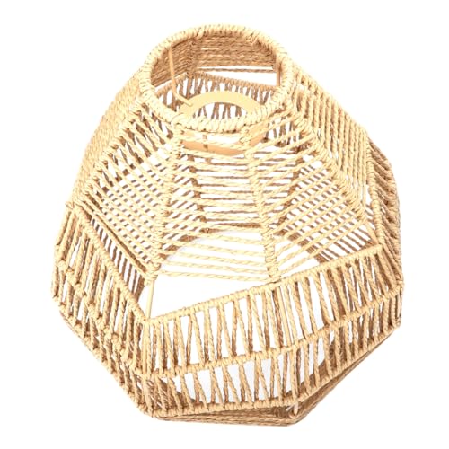 Abat jour suspendu imité plafonnier couverture decorative kaki Cabilock - 2