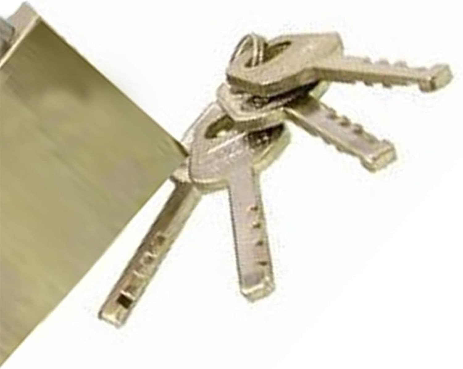 Dapetz 60mm Quality Heavy Duty Extra Long Shackle Steel Padlock with 4 Security Keys