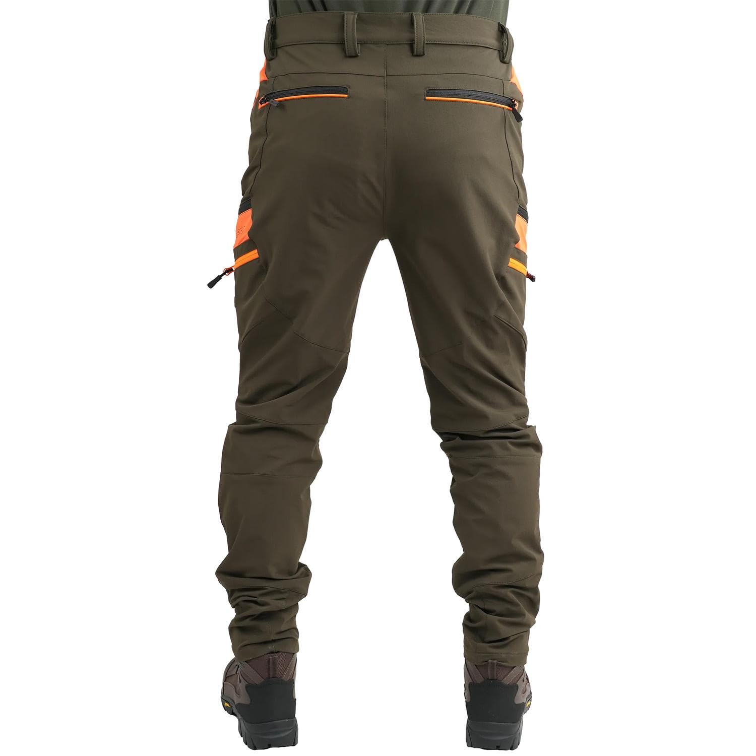 fratelliditalia.org Pantaloni Tecnici Pantalone Robusto Comodo Elasticizzato Traspirante abbiagliamento Caccia