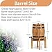 REAWOW 3L Wooden Beer Tower Dispenser Drink Built in stainless steel liner, which can hold beer, red wine, white liquor, cocktails, etc Removable Easy to Clean Keg Tag for Kitchen Party