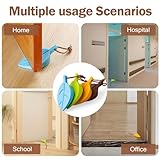 4-Pack Leaf Door Stop, Colourful Silicone Door Stoppers for Floor, Flexible Door Wedge for Indoor Use, Cute Windproof Doorstop and Finger Protector for Home, Patio or Nursery - Image 7