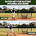NEWBULIG 7x7ft Baseball Softball Net, Practice Pitching, Hitting/Batting/Pitching/Throwing, for Players of All Skill Levels Practice