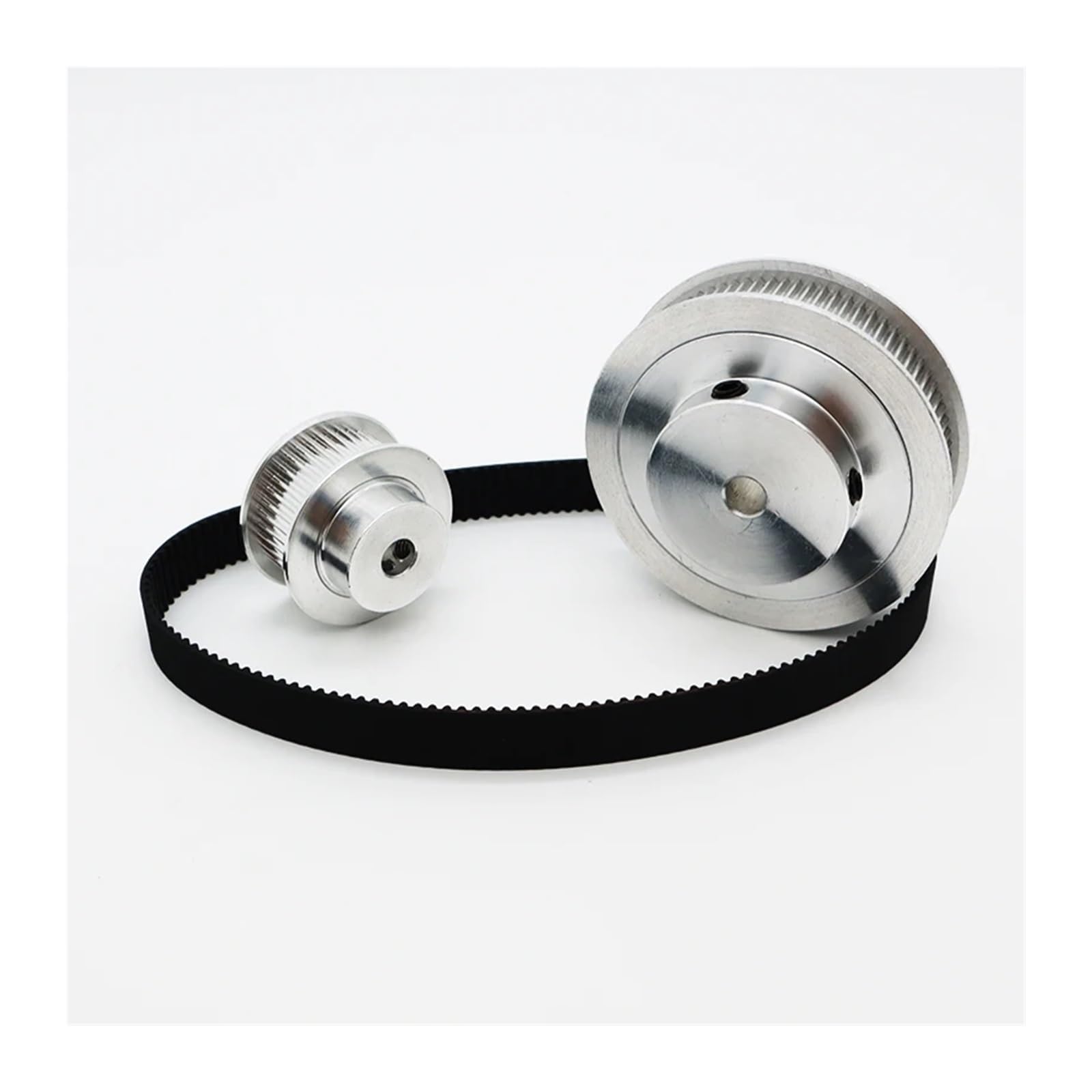 Kit de polea de correa HTD 3M de 120 dientes y 30 dientes Juego de poleas de 30T y 120T Juego de ruedas síncronas 3M Ancho de correa 10 mm Polea de distribución HTD3M(120T Bore 8mm,BELT LENGTH