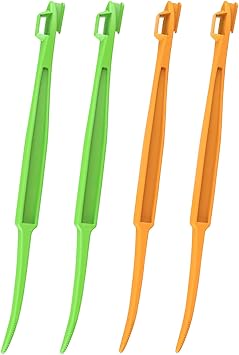 Orange Peeler Tool, 4 Pcs Plastic Citrus Peelers for Fruit Lemon Mango Banana