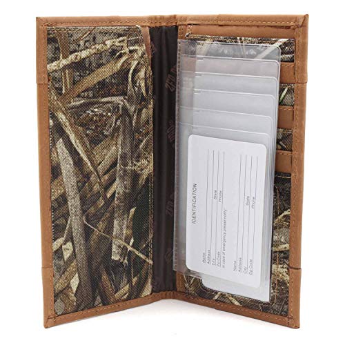 ZEP-PRO Mens Realtree Max-5 Nylon/Leather Roper Concho Wallet (Mallard)2
