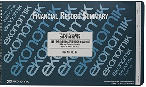 Ekonomik Std. Size Triple Function Check Registry (EKORL17)