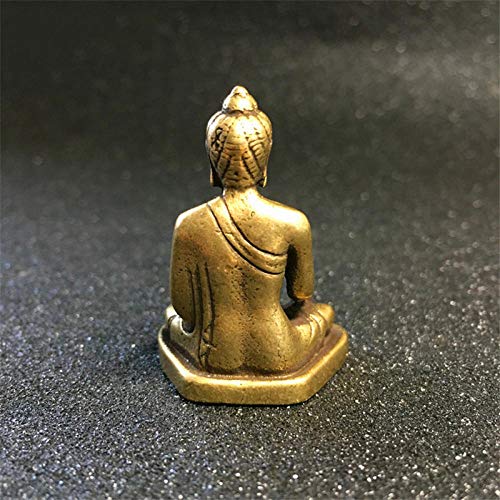 Sculptures rétro laiton Sakyamuni Bouddha pour harmoniser votre maison - 5
