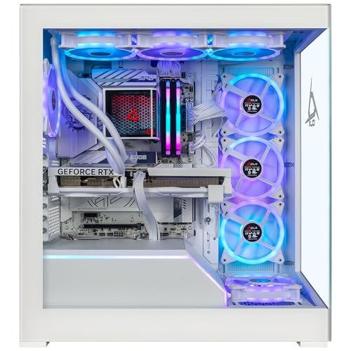 Image of CLX Horus Gaming PC - Intel Core Ultra 9 285K 3.7GHz, GeForce RTX 5080, 2TB SSD, 32GB DDR5 RGB Memory, 360mm AIO, WiFi, Windows 11 Home, White, AI-Accelerated