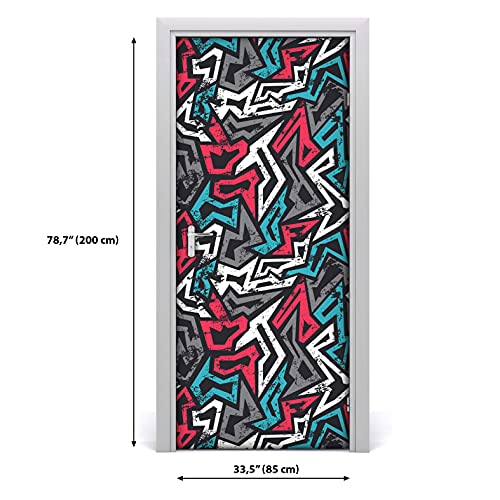 Autocollant de porte Magic-Stick imperméable pour rénovation rapide - 3