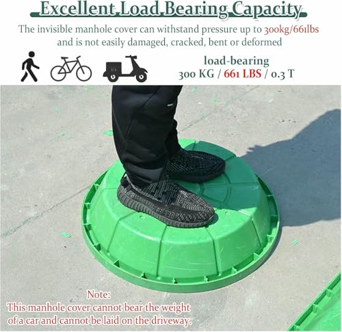 Couvercle de trou d'égout rond anti-chute solution durable pour eaux usées