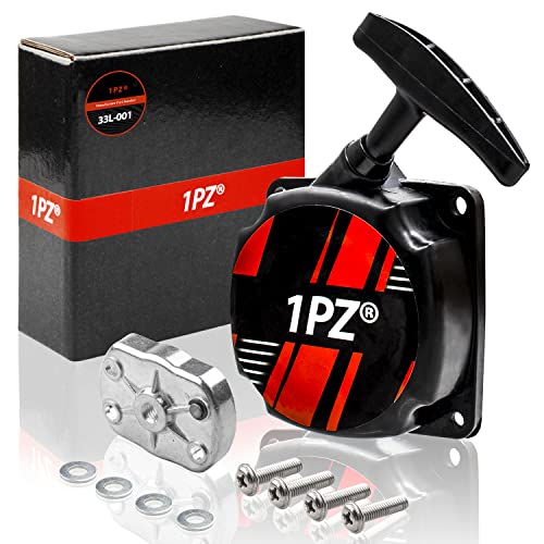 1PZ SP1-33L Arrancador de Retroceso Universal para 33cc 43cc 47cc 49cc Cortacésped Motor Desbrozadora Taladro de Tierra Pocket Dirt Bike Gas Scooter Mini Chopper