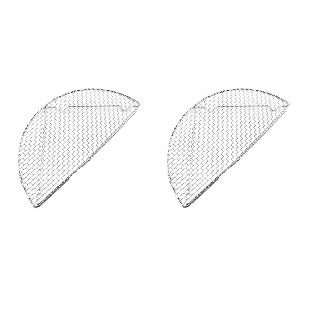 Hndhbfgrt 2X Fried Tempura Net Stainless Steel Grill Hamburger Fried Chicken Grease Net Japanese Cuisine Pork Rack Home A