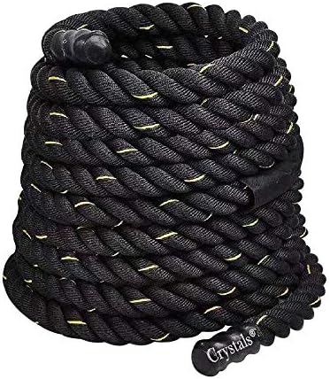 Denny Shop 38/50mm 9/15m Battle Power Rope For Battling Sport Gym Exercise Fitness and Arm strengthen Training Rope by Crystals®
