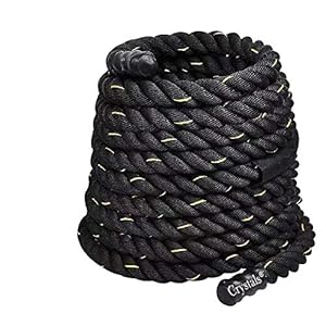 Denny Shop 38/50mm 9/15m Battle Power Rope For Battling Sport Gym Exercise Fitness and Arm strengthen Training Rope by Crystals®