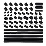 HFEIX 61Pcs Silicone Dust Plug Kit for Computer USB HDMI RJ45 SATA