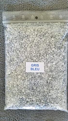Gravier de marbre gris 2/4 en sac de 1kg