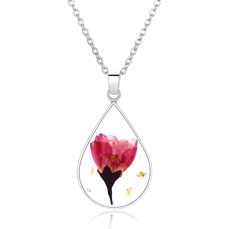 Personalized August Birth Flower Necklace: A Timeless Expression of Courage and Honor
