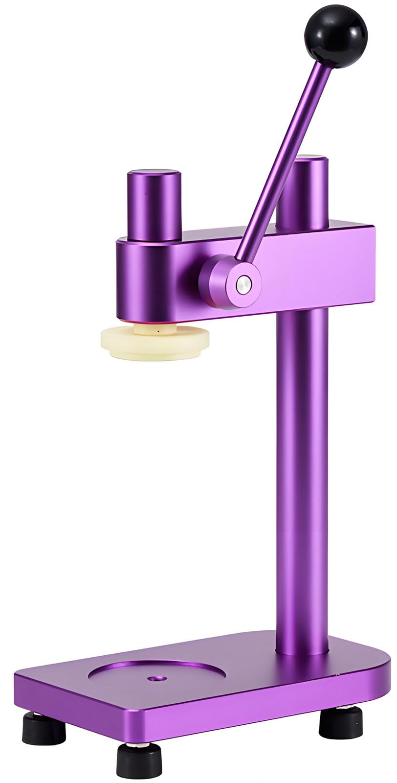Scellant de Canette Manuel, Outil à Main pour Sceller et Sertir Les Canettes en Verre, Scelleuse de Canettes Manuelle pour Usage Domestique et Commercial Purple