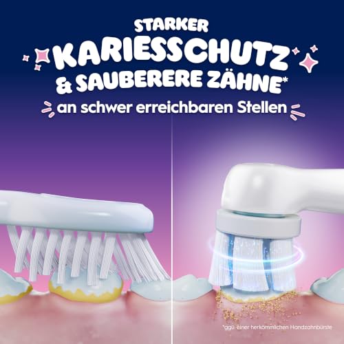 Oral-B iO Aufsteckbürsten Kids 6+ Disney Angel, Weiß, 4 Stück – Ansicht 3