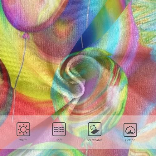 Fancy Girls Underwear Toddlers 2t Cotton Panties Little Girl Vibrant Balloons Colorful Rainbow Kids Briefs Undies3