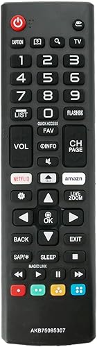 Nuevo mando a distancia reemplazado AKB75095307 para LG TV 60UJ6300 60UJ6050 60UJ6350 65UJ6300 65UJ6050 65UJ6350 43LJ5550-UC 55UJ6050 499 LJ5555 0