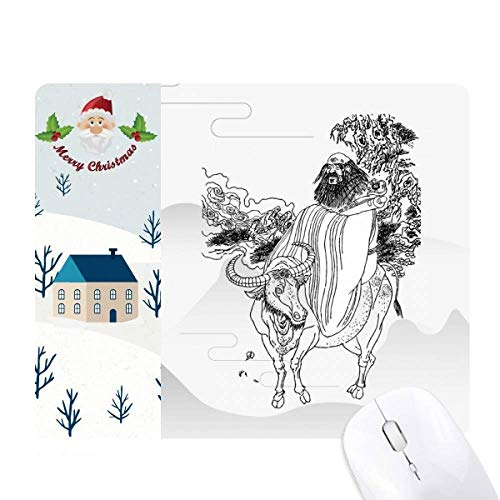 Tapis de souris Lao Tseu parfait pour travailler à la maison en toute sérénité