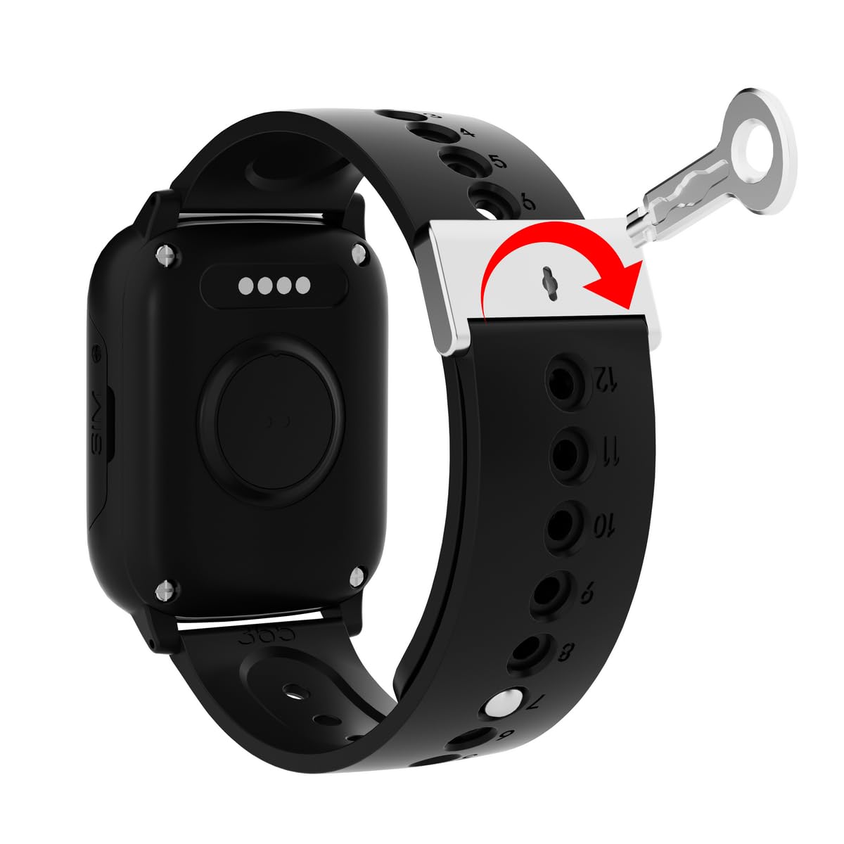 Demenz-Uhrenarmband mit Sicherheitsverschluss 22mm
