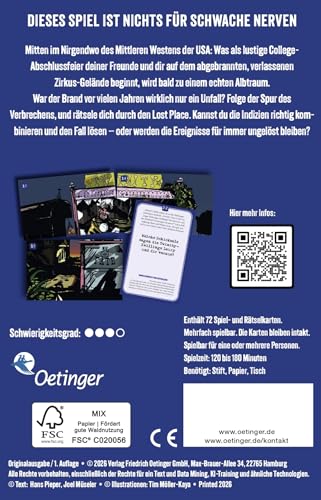 Oetinger Crime Places. Zirkus Inferno – vue 3