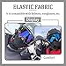 Breathable Balaclava Ski Masks,All-Season Full Coverage Motorcycle Balaclava Face Cover for Protecting Face & Neck,Universal Motorcycles Faces Mask Halloween Car Decor for Men/Women Black