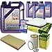 Produktbild QR-PARTS 69319884 Filter Set Inspektionspaket 8 Liter Motoröl Leichtlauf High Tech 5W-40 MANN-FILTER Innenraumfilter Luftfilter Ölfilter