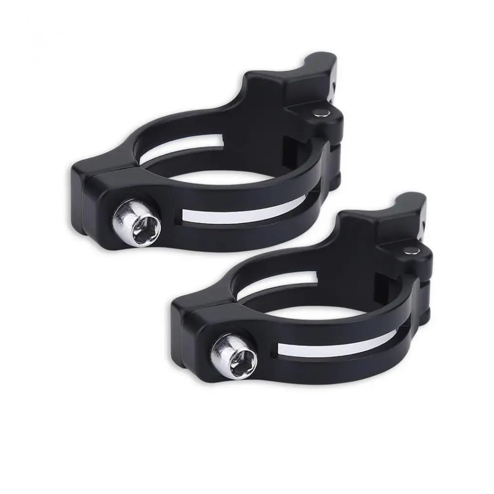 Yangshe Black 34.9Mm 6 Pcs Transmission Adapter Fixture Bicycle Aluminum Conversion Clip For Most Bicycles(Black 34.9Mm)
