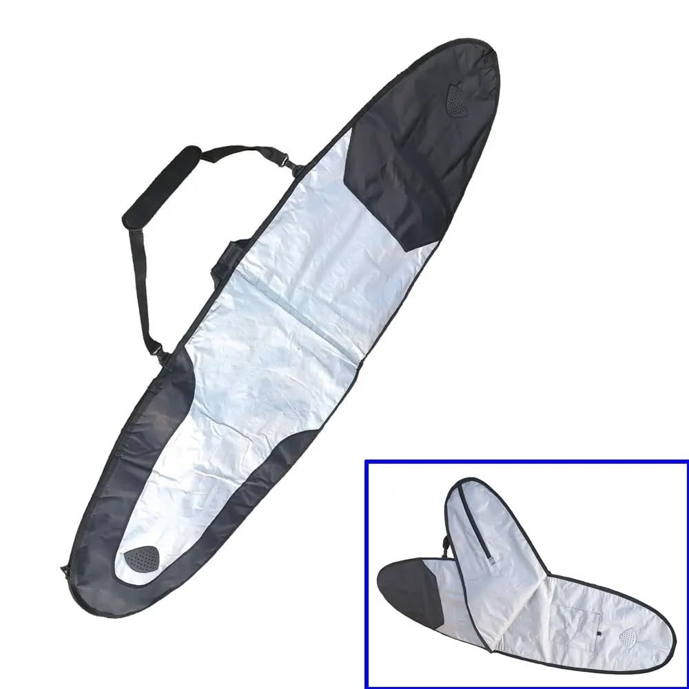 Surfboard Tasche Cover Surfboard Deck Bag Surfbrett Longboard Tasche Surfbrett Reisetasche SUP Abdeckung Stand-up Paddle Board Tragetaschen 7'0 7'6(6.0 Fish)