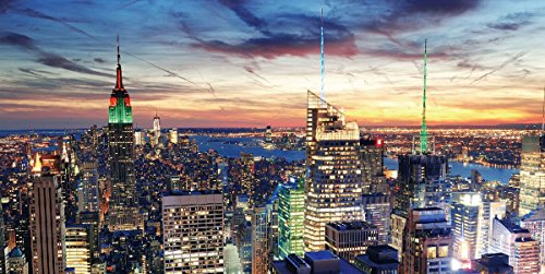 Mendler LED-Bild, Leinwandbild Leuchtbild Wandbild, Timer MVG-zertifiziert...