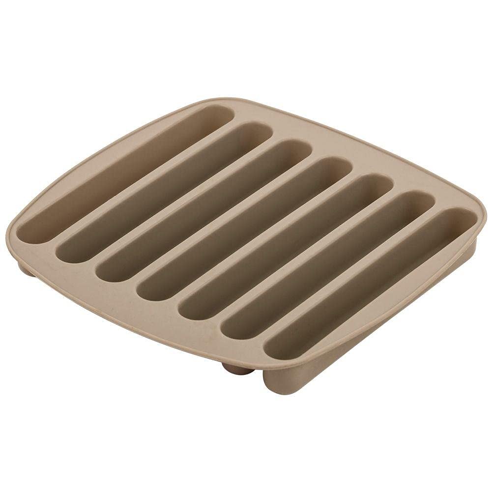 NAVA Misty Silicone Ice Cube Tray 16.5 x 16.5 x 2 cm for Ice Sticks, Chocolate Sticks, Dishwasher Safe