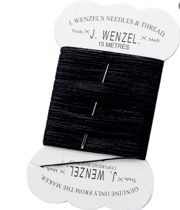 Black Plaiting Thread - 15m