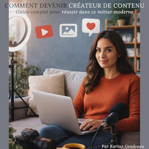 Page de couverture de Comment Devenir Cr&eacute;ateur de Contenu