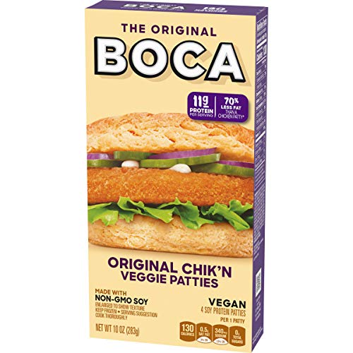 Boca Burger, Original Chik'N 4 Count, 10 Ounce