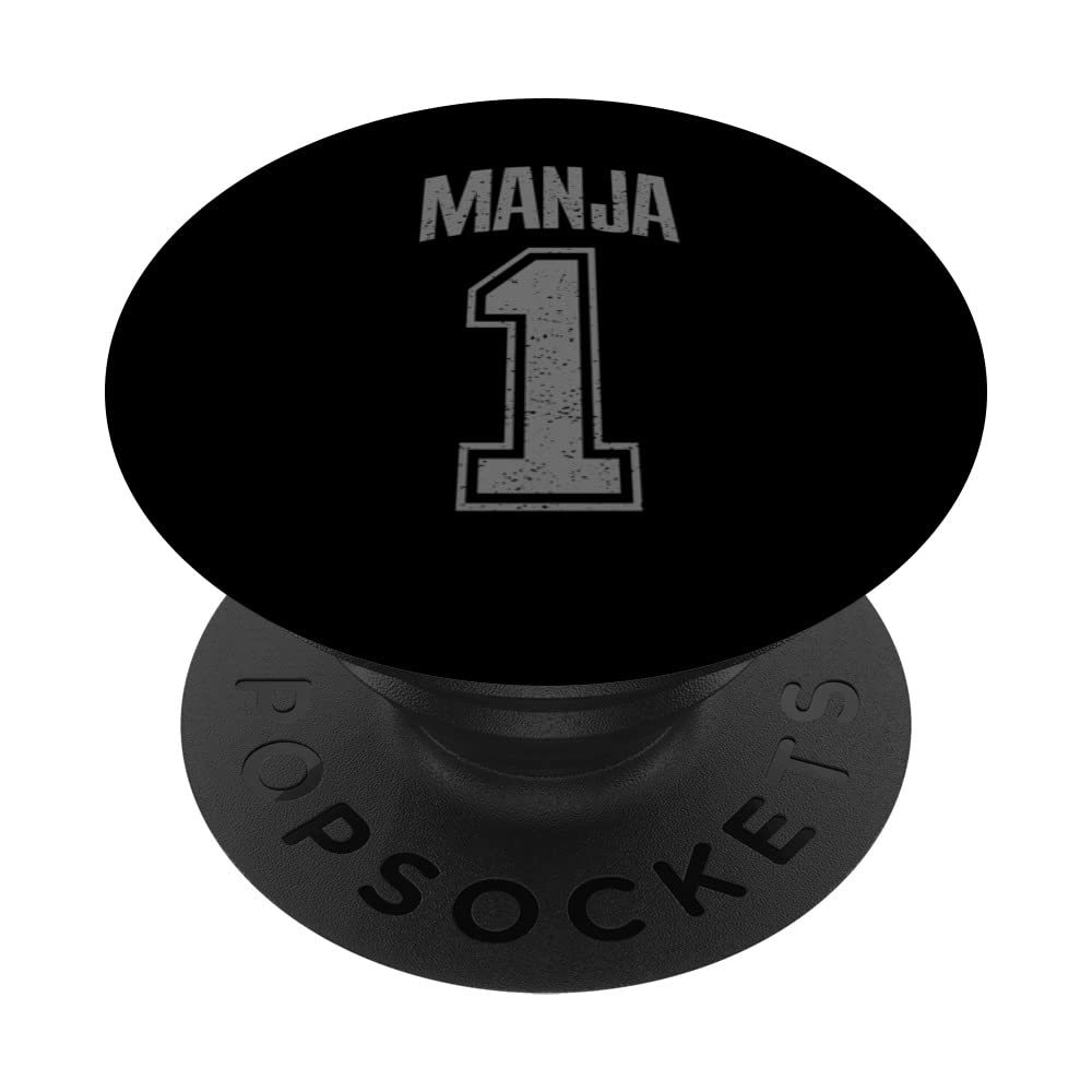 Manja Supporter Number 1 Biggest Fan PopSockets Swappable PopGrip