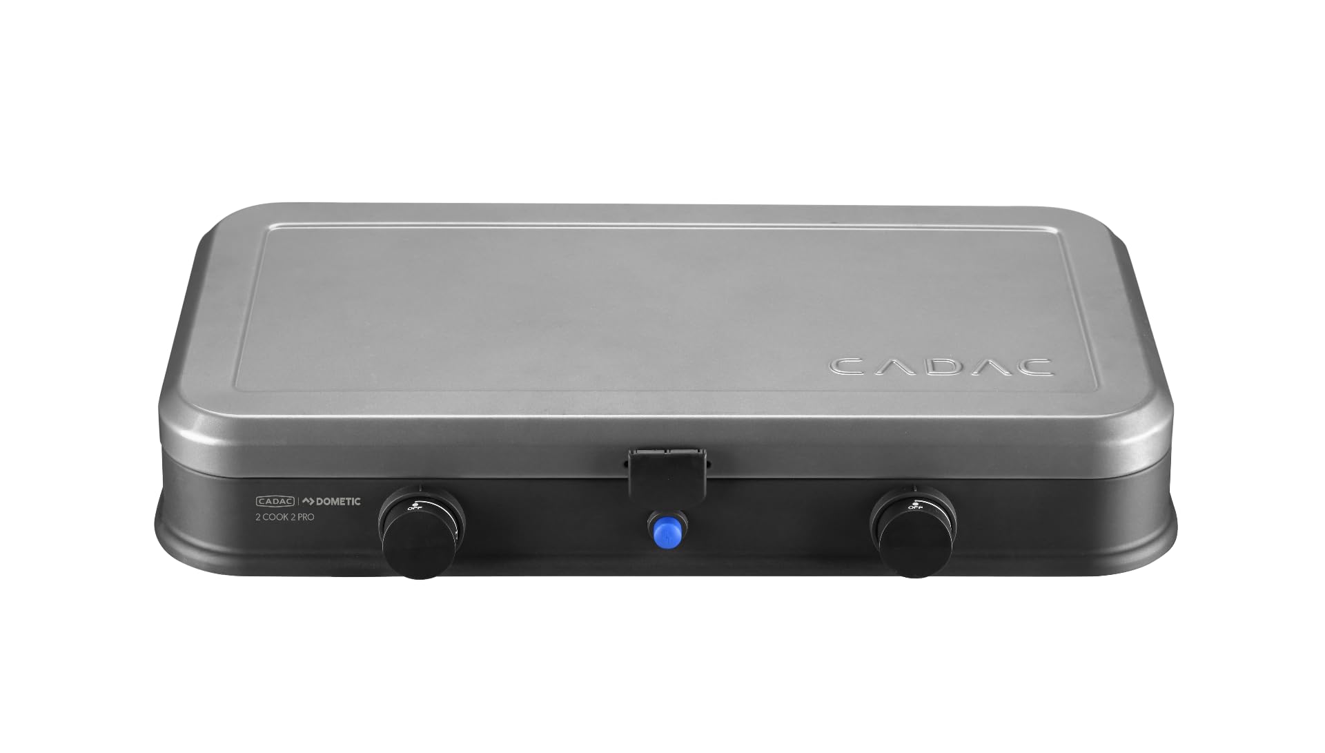 CADAC 2 Cook 2 Pro Stove Fornello a Gas Portatile | Fornello da Campeggio a 2 fuochi con accensione piezoelettrica automatica e borsa per il trasporto, Uso esterno
