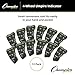 Champion Sports 4 Wheel Plastic Baseball Umpire Count Indicator - Call Order Strikes, Balls, Outs and Innings - Black with Optic Yellow
