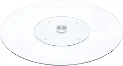 CENTRO DE MESA GIRATÓRIO VIDRO TEMPERADO 34cm