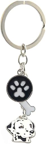 Miniatura 5 de Llavero de perro, llavero de cachorro, llavero de metal para identificación de mascotas, para ropa, bolsa de accesorio de adorno (33-Husky)