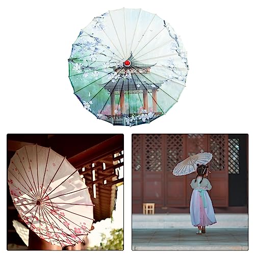 Generic -chuva de dança japonesa chinesa -chuva de seda de bambu 32