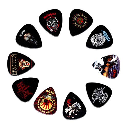 Metal Band Version 2 (10 Picks In A Pack)(Medium Thickness 0.71Mm) #TOP2