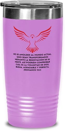 Regalos Religiosos - No temas, porque yo estoy alli. Para matrimonio religioso, bautizo, primera comunion, confirmacion - Vaso de Vino color lila