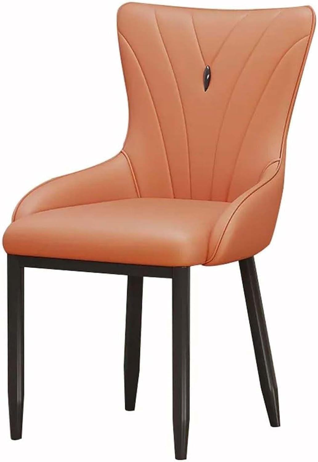 Chaise de salle à manger touffetée au style haute couture et clous