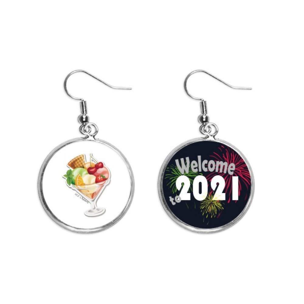 Pendientes de cereza y plata M para mujer con diseño de fruta dulce 5
