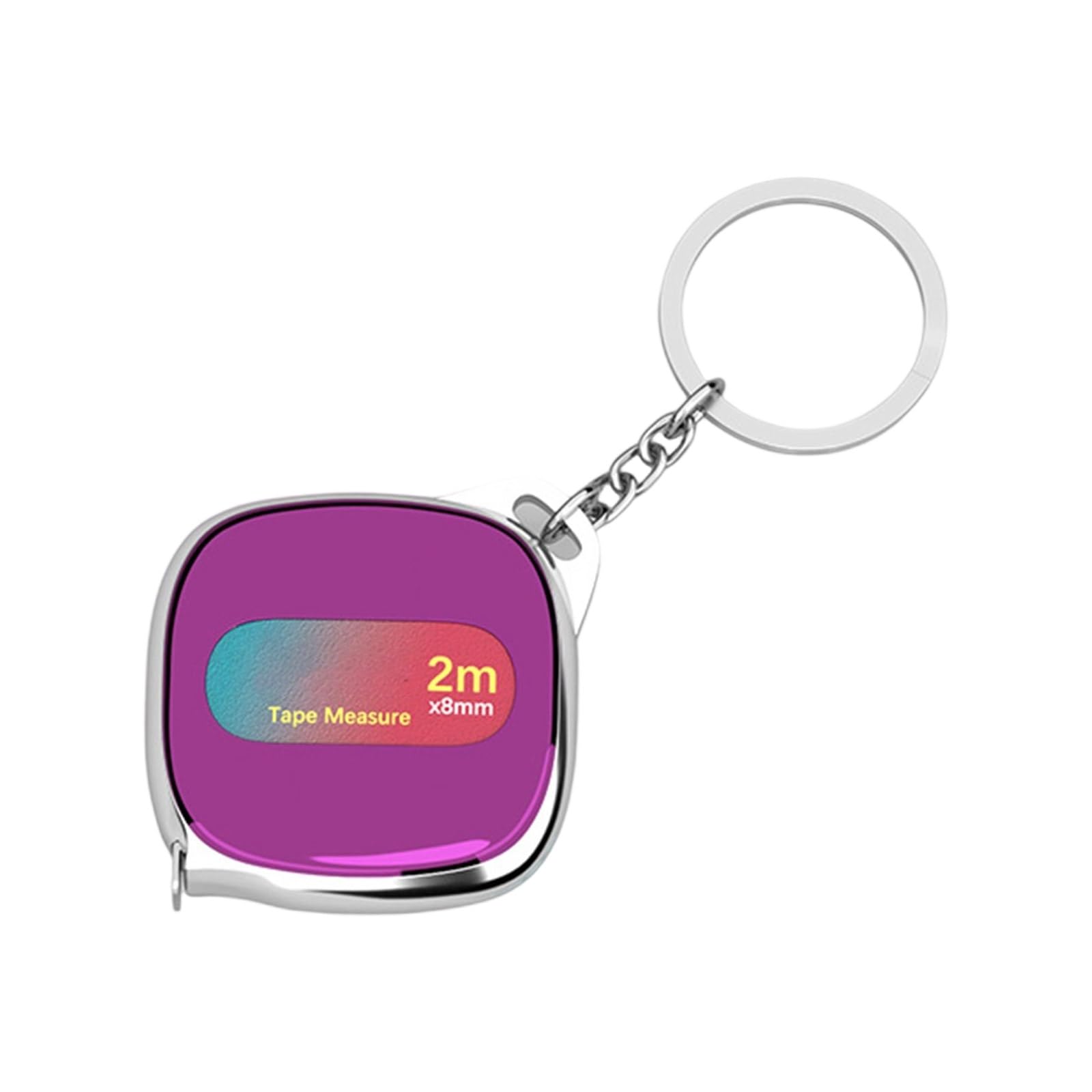 2M Small Retractable Tape Measure with Color & Accuracy Marking Measuring Tape for Indoor Outdoor Use Colorful Retractable Measure