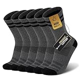 COOVAN 6 Pairs Mens Crew Socks Work Athletic Running Thin Socks Casual Breathable Performance Boot Lightweight Socks for Men