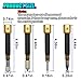UHANBUT 4PCS PDR Tap Down Tool, Pen Shape Knockdown Remover, Car Paintless Dent Removal Kit, Portable Car Body Bulge Repair Tools, Anti Dent Automotive Damage Traceless Repair DIY Tool